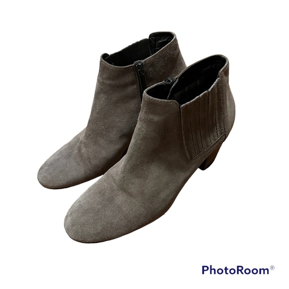 Aquatalia Fallyn Booties in Taupe Waterproof Size 9.5 - Picture 2 of 7